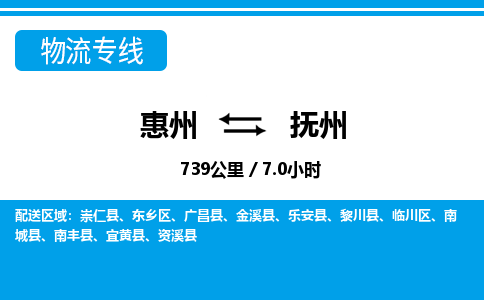 惠州到撫州物流專線_惠州至撫州物流公司_惠州到撫州貨運(yùn)專線